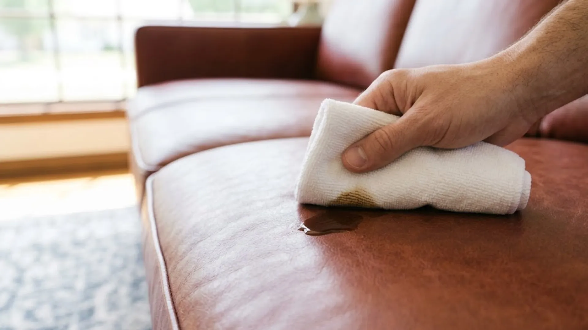 Leather couch cleaning article cover