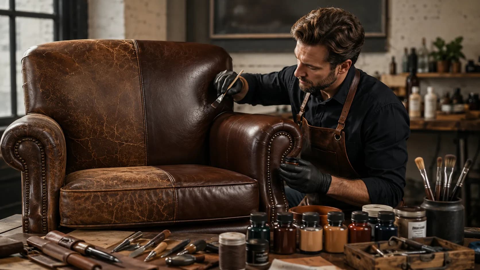 Professional leather restoration cost article cover